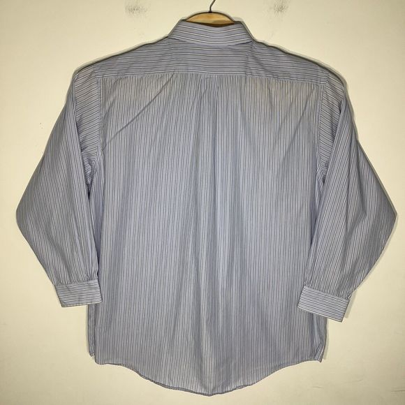 Brooks Brothers 346 Mens Long Sleeve Button Shirt Size‎ 18 - 4/5 - Picture 3 of 5